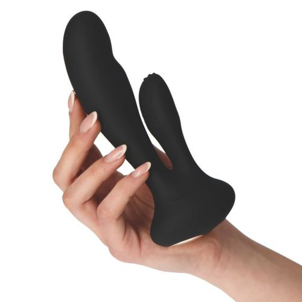 Double Fan Silicone Remote Control Stimulator