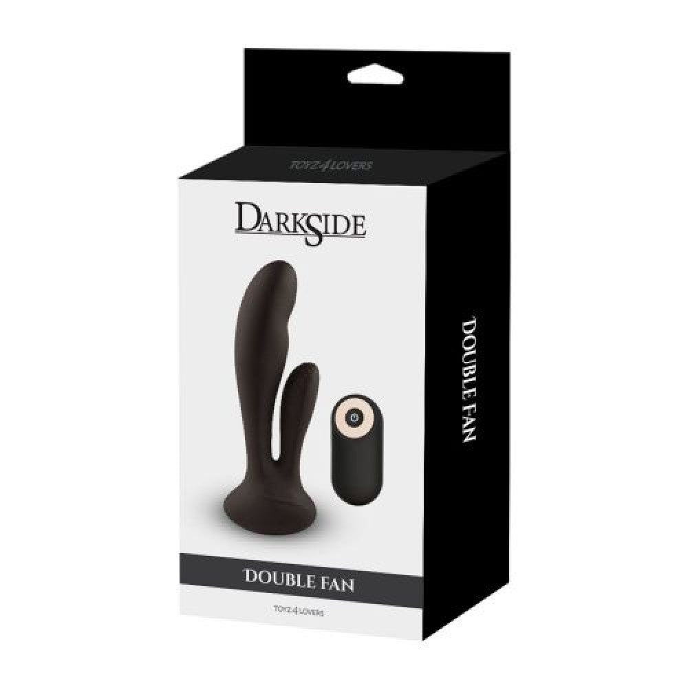 Double Fan Silicone Remote Control Stimulator
