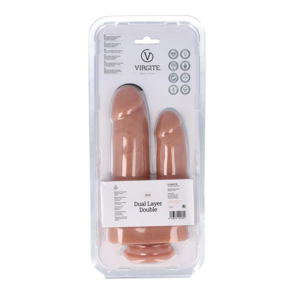 Double Realistic Virgite R30 Silicone Dildo