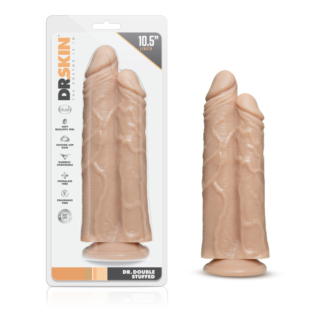 Dr. Skin Double Stuffed Realistic Double Dildo