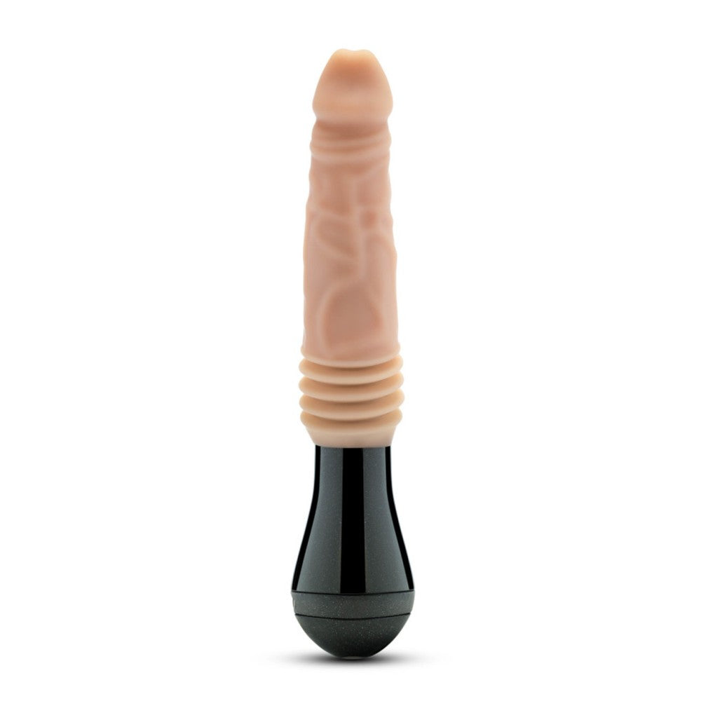 Dr.Knight Rechargeable Realistic Thrusting & Rotating Silicone Dildo