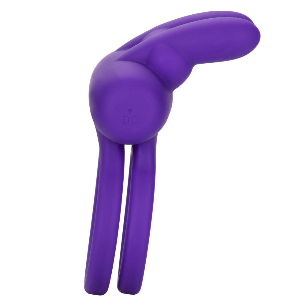 Dual Rockin Rabbit Silicone Cock Ring with Clit Stimulator