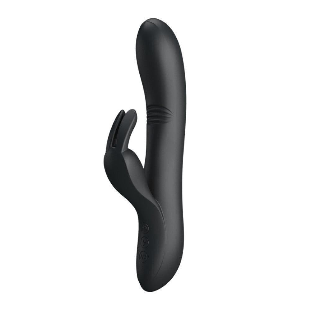 Dylan 'Come Hither' Rabbit Vibrator Black