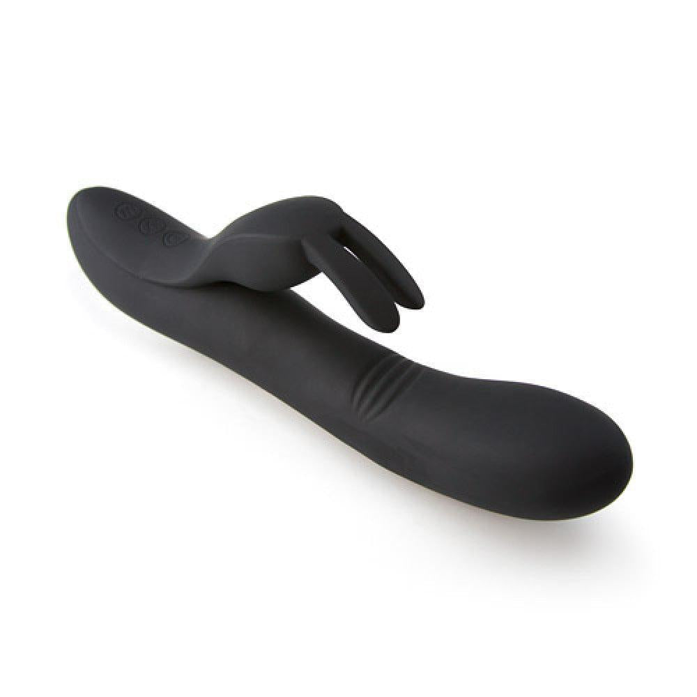 Dylan 'Come Hither' Rabbit Vibrator Black