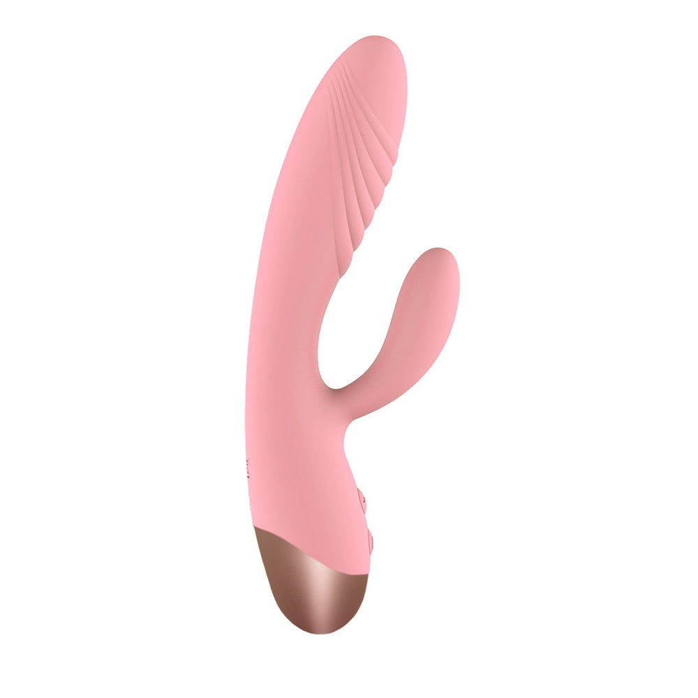 Elali Rechargeable Silicone Rabbit Vibrator Pink
