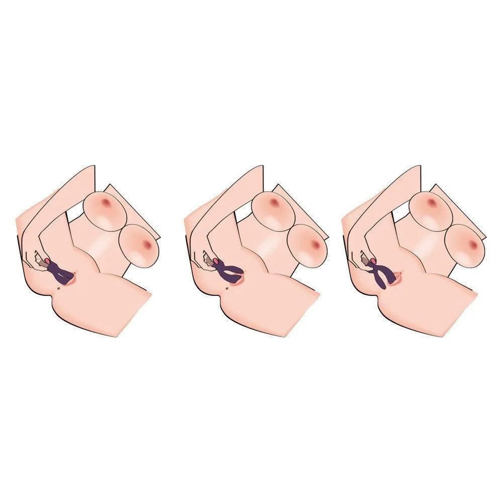 Elegant Rechargeable Double Anal-Vaginal Vibrator