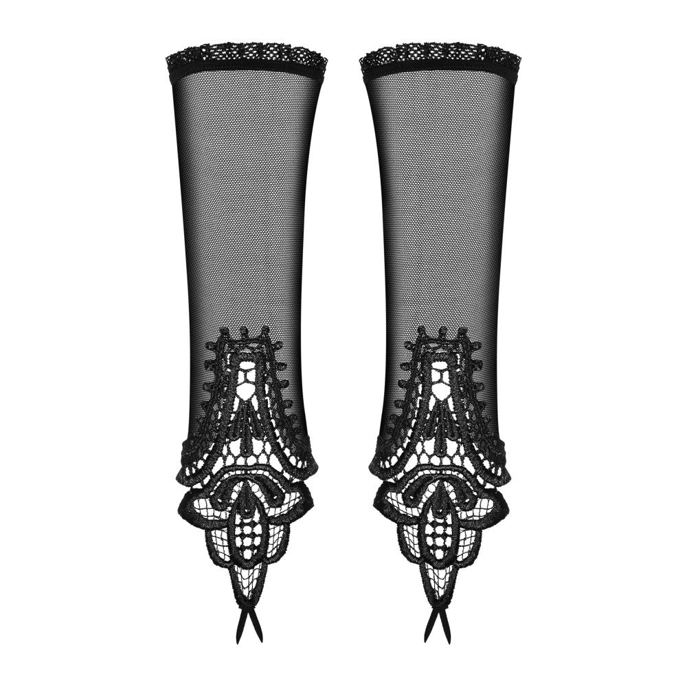 Elegant decorative fingerless gloves Obsessive