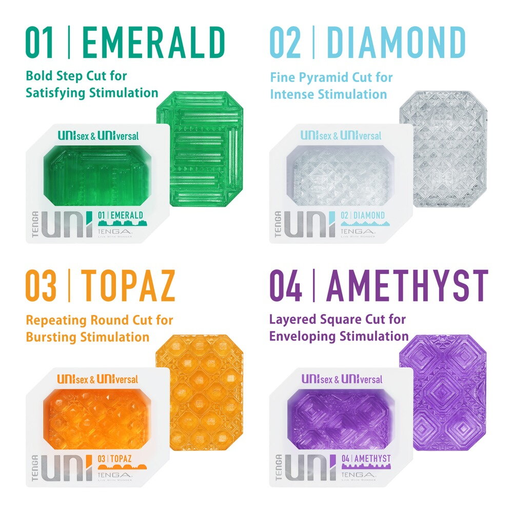 Tenga Uni Amethyst Sleeve Masturbator