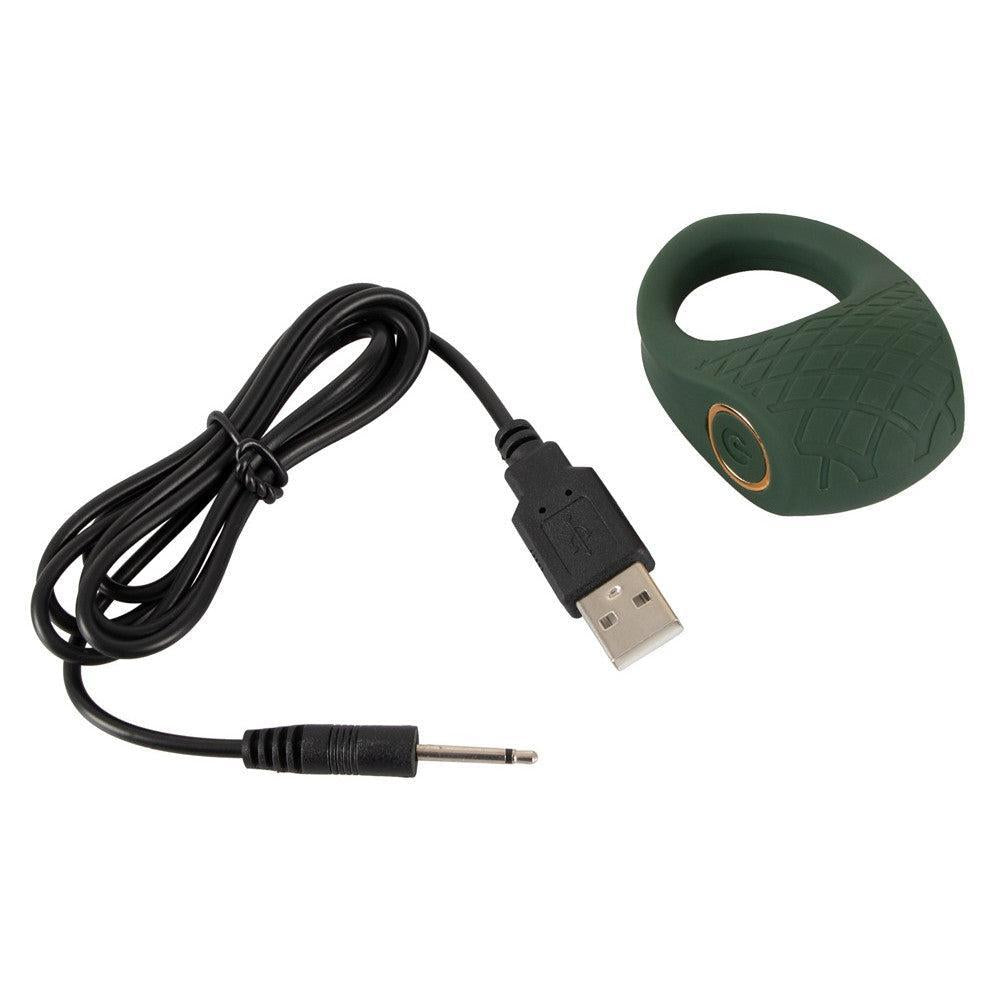 Emerald Love Luxury Rechargeable Vibrating Cock Ring