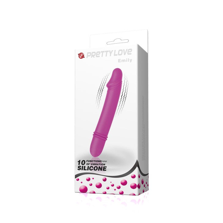 Emily Silicone Realistic Small Vibrator Pink