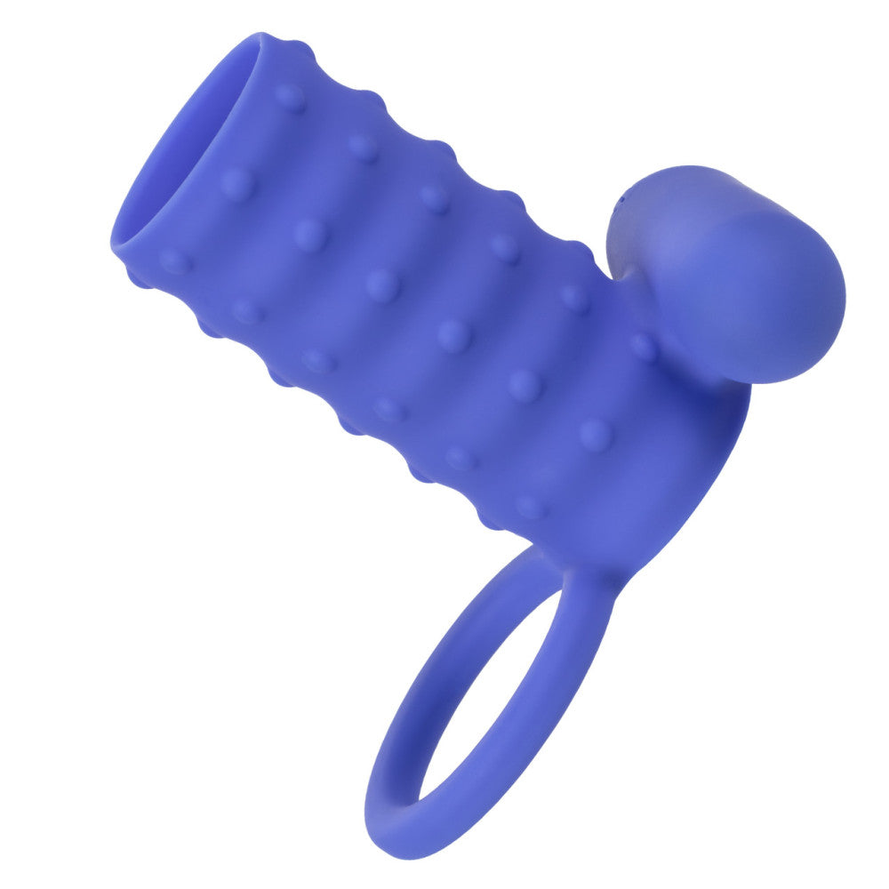 Endless Desires Silicone Vibrating Penis Enlarger Blue
