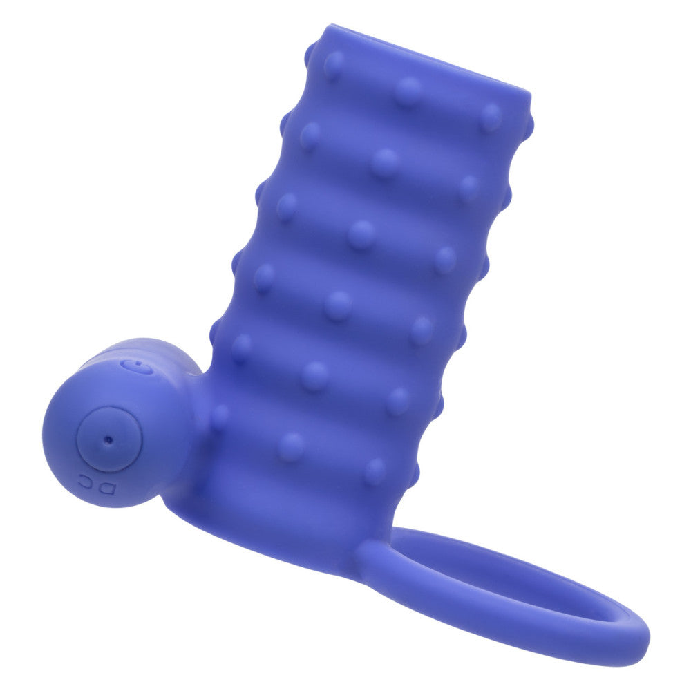Endless Desires Silicone Vibrating Penis Enlarger Blue