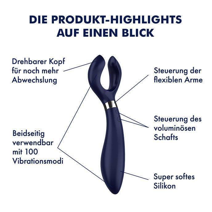 Endless Fun couples vibrator blue