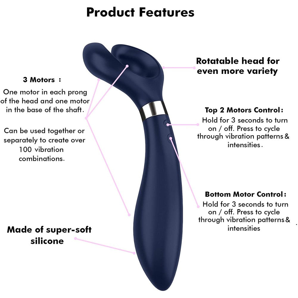 Endless Fun couples vibrator blue