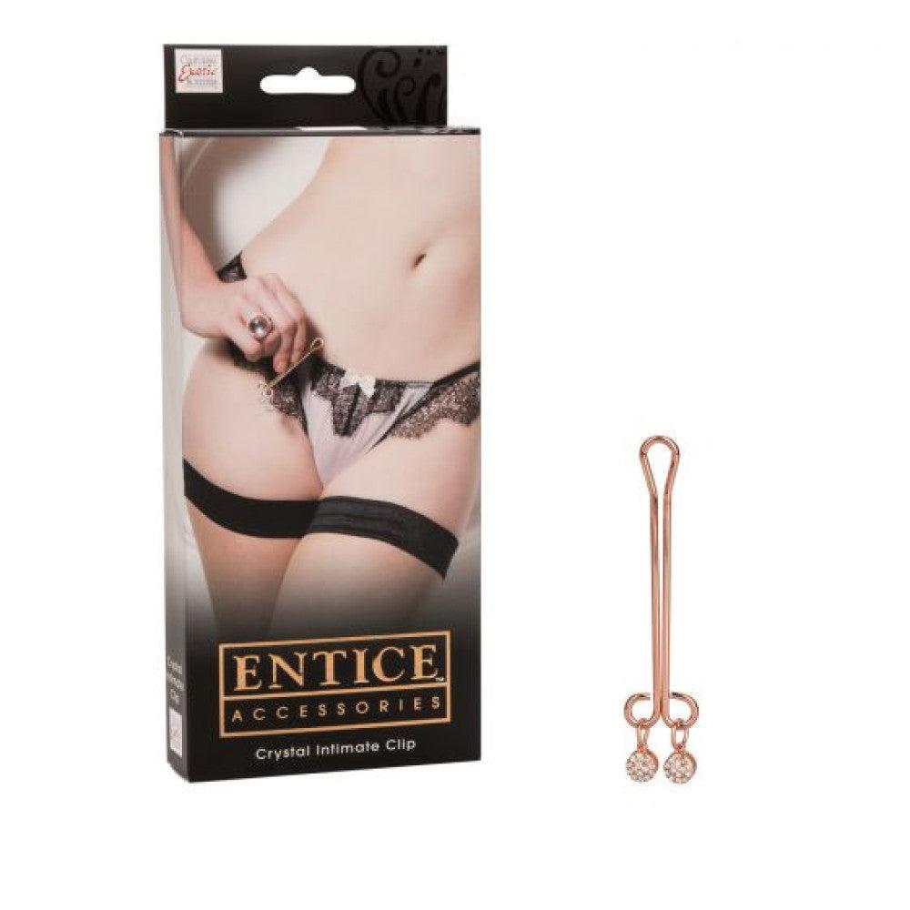 Entice Gold Clit Clip Crystal Jewelry
