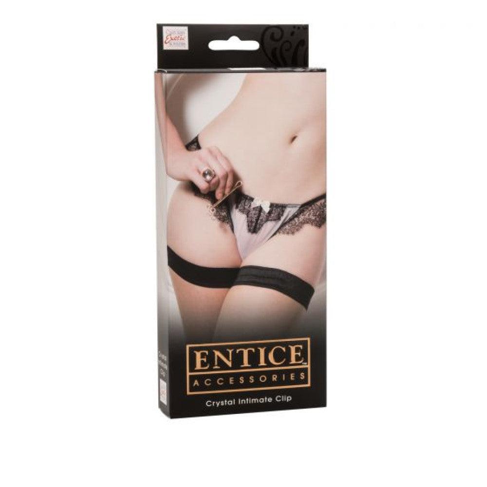 Entice Gold Clit Clip Crystal Jewelry