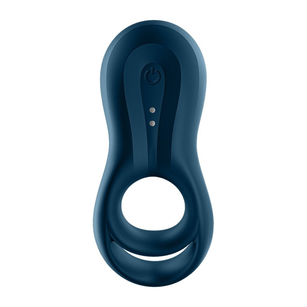 Epic Duo Vibrating Silicone Double Cock Ring