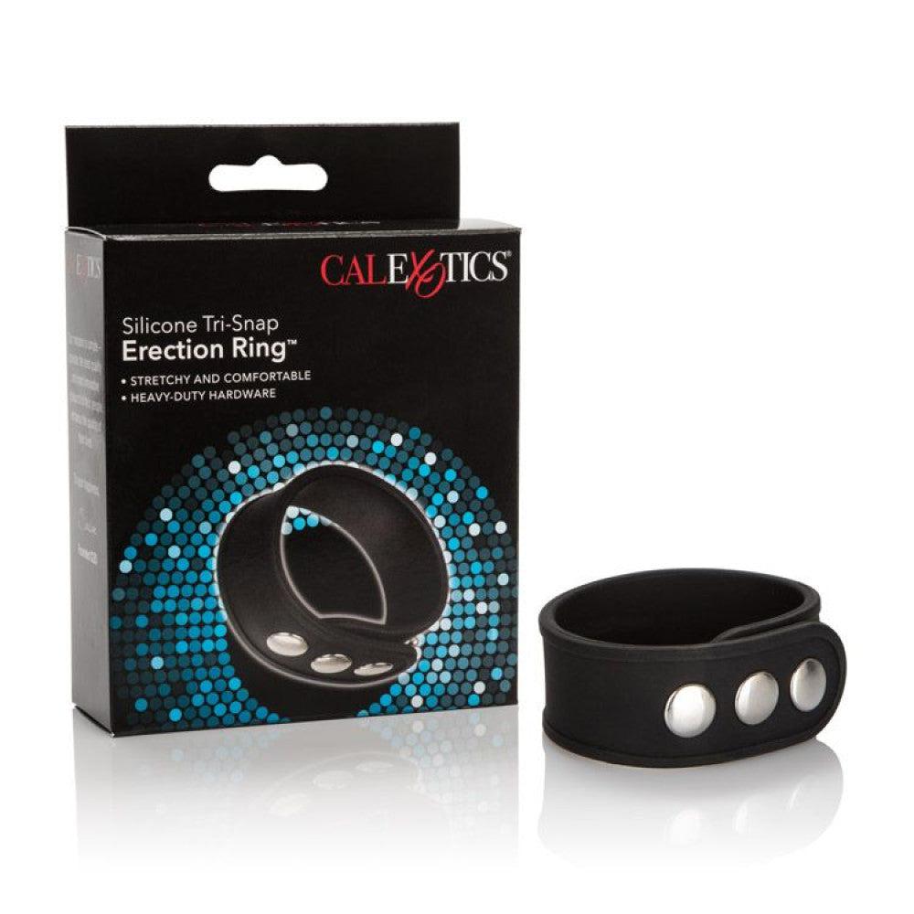 Erection Ring silicone Tri Snap cock ring