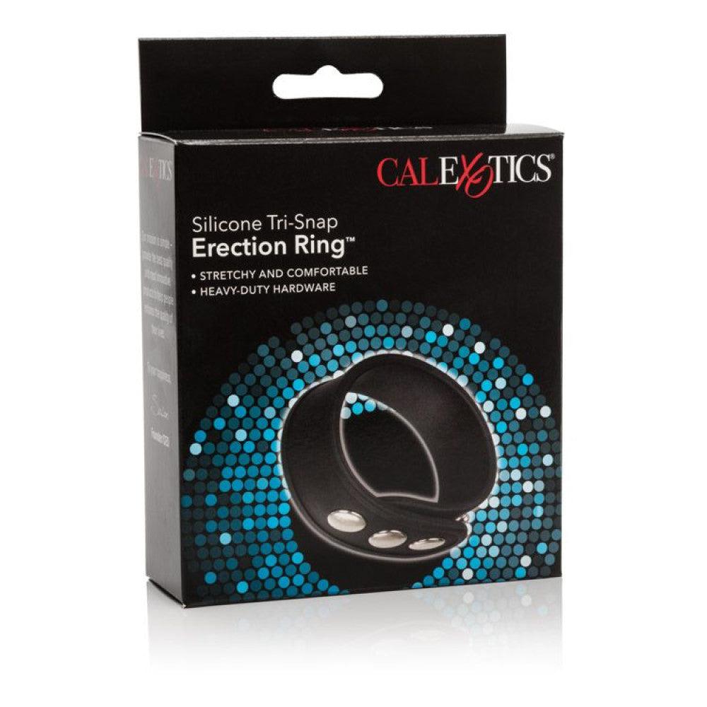 Erection Ring silicone Tri Snap cock ring