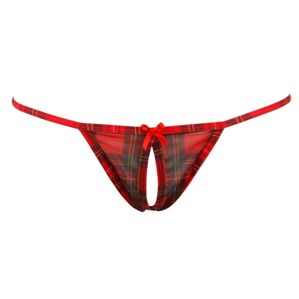 Cottelli Crotchless Naughty Schoolgirl Costume Set 2 Pcs.