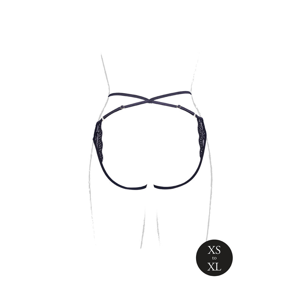 Erotic thong Crotchless Le Desir Lena