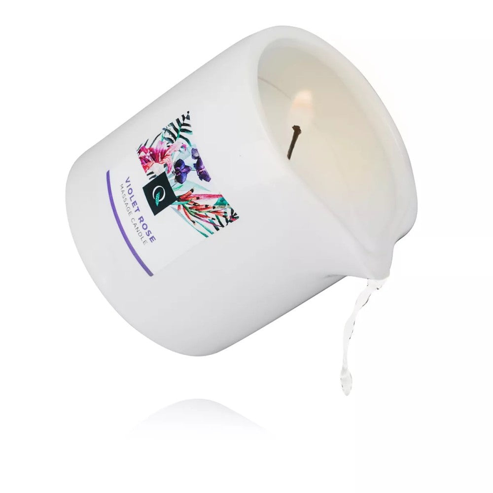 ExotiQ Violet Rose massage candle