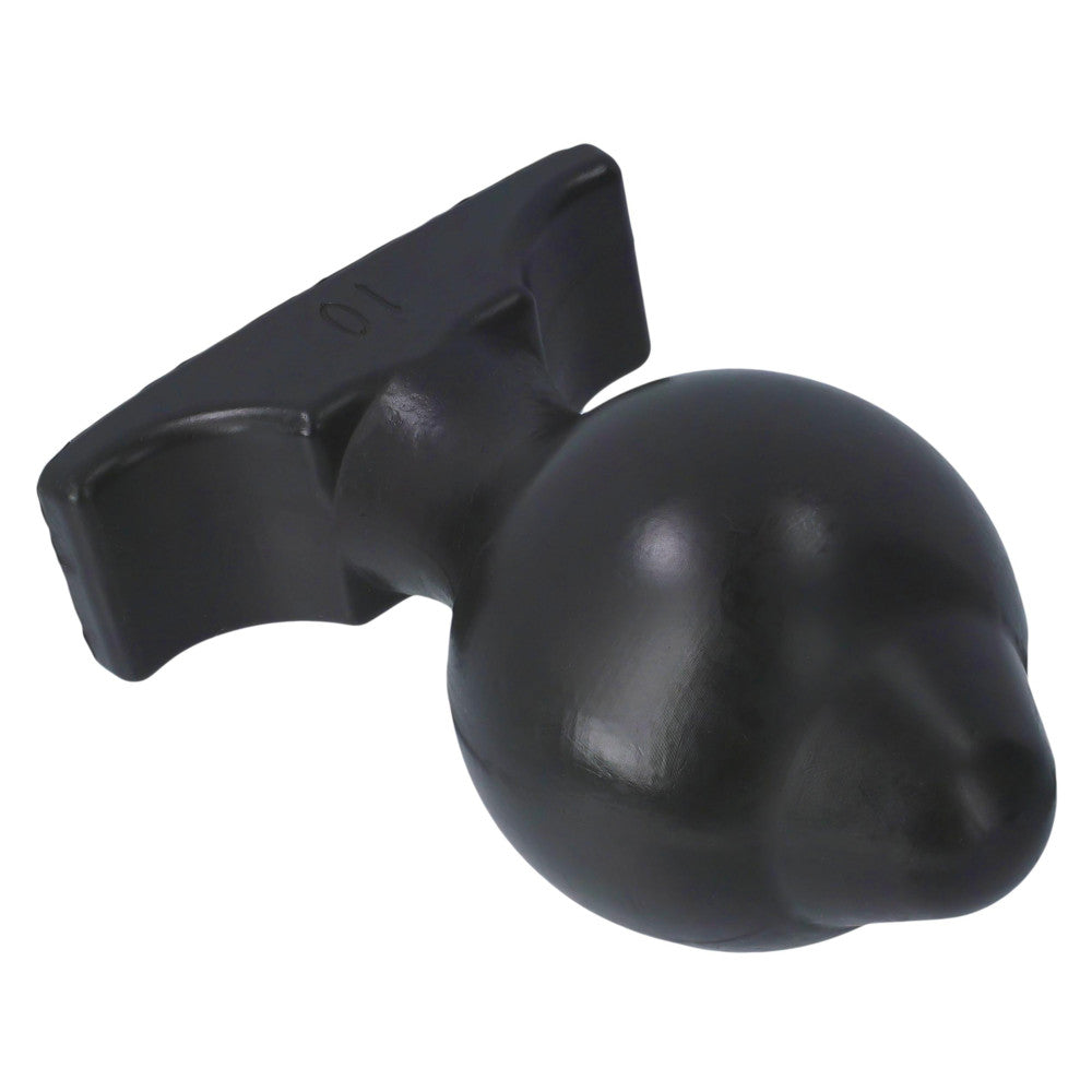 Extra Large Butt Plug All Black 10 cm.