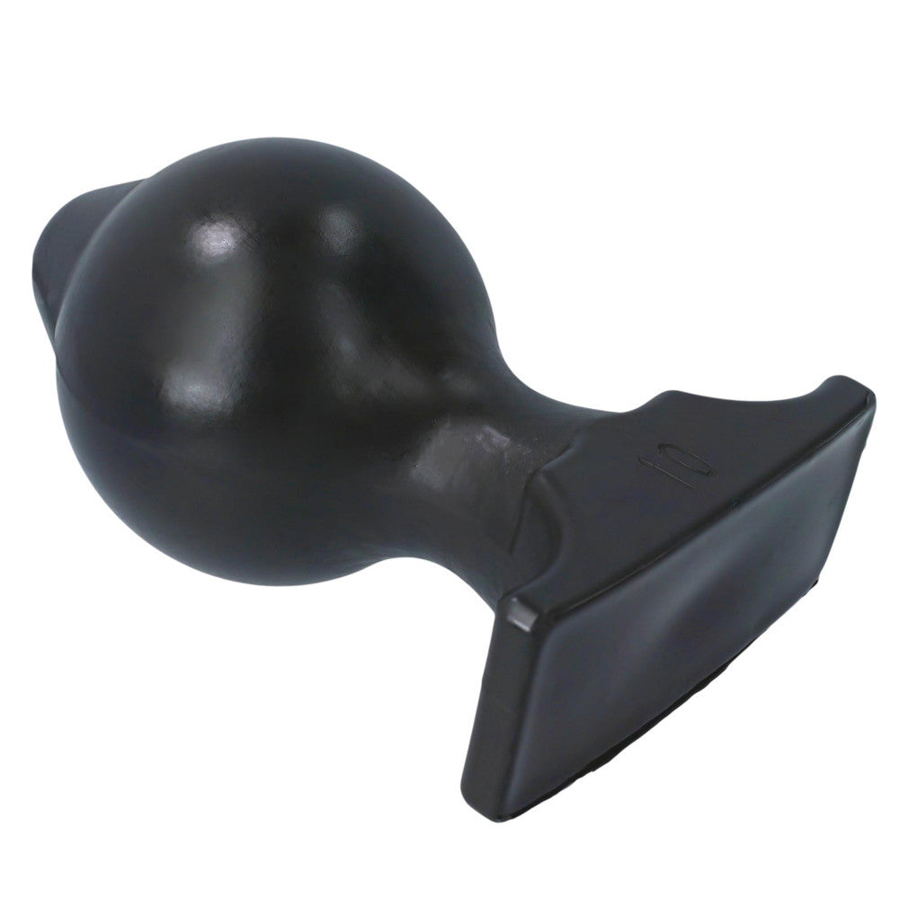 Extra Large Butt Plug All Black 10 cm.