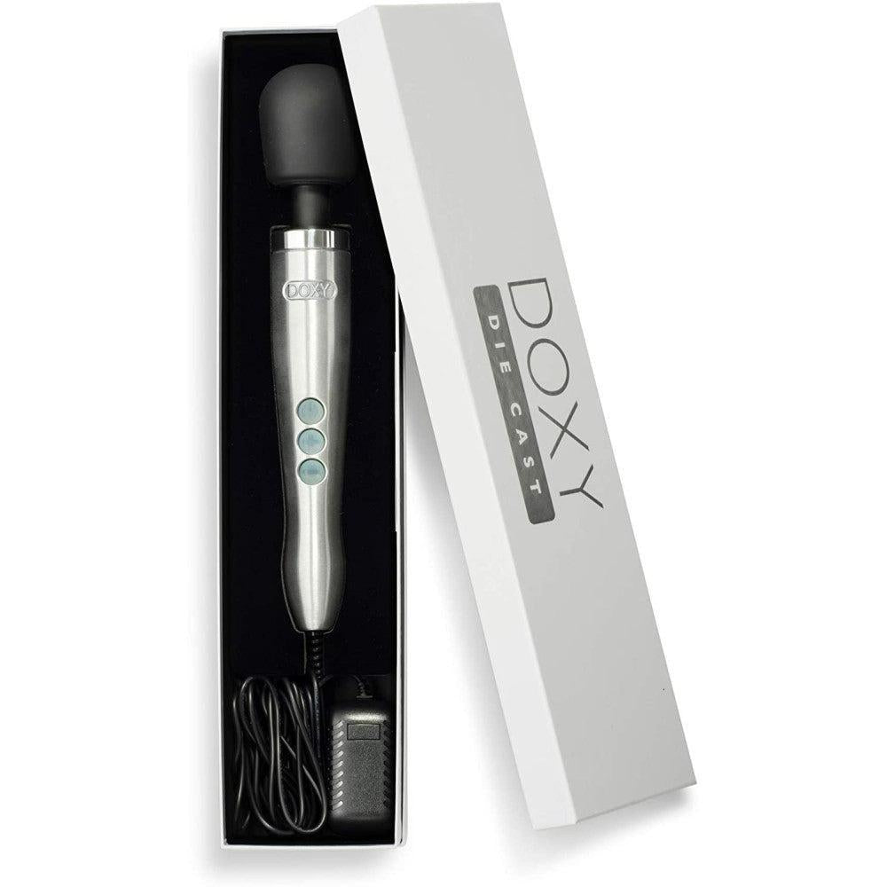 Doxy Mega Powerful XXL Wand Massager Die Cast Silver