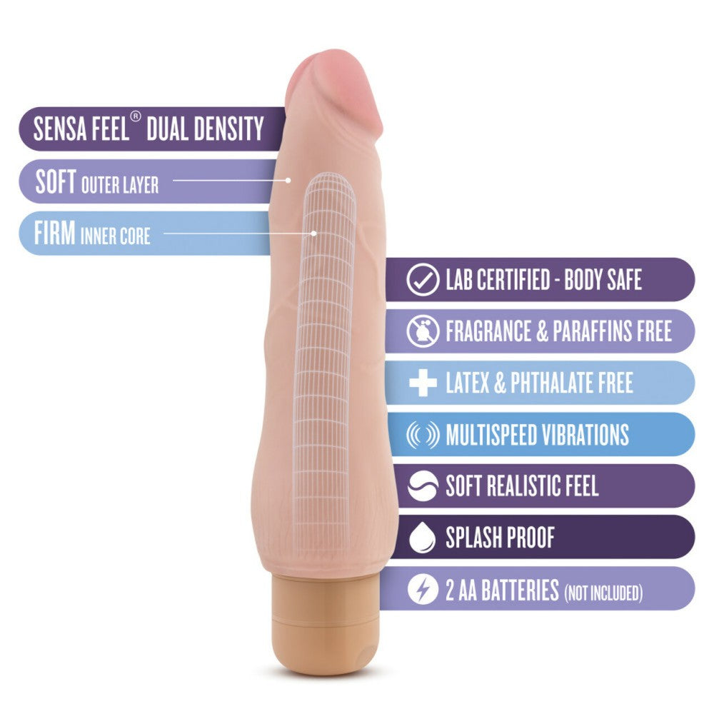 Fabien Realistic Dual Layer Vibrator 8.5"