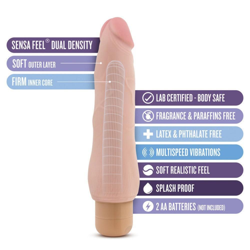 Fabien Realistic Dual Layer Vibrator 8.5"