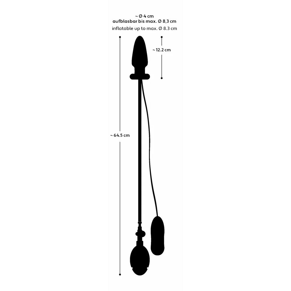 Fanny Hill's Inflatable Silicone Vibrating Butt Plug