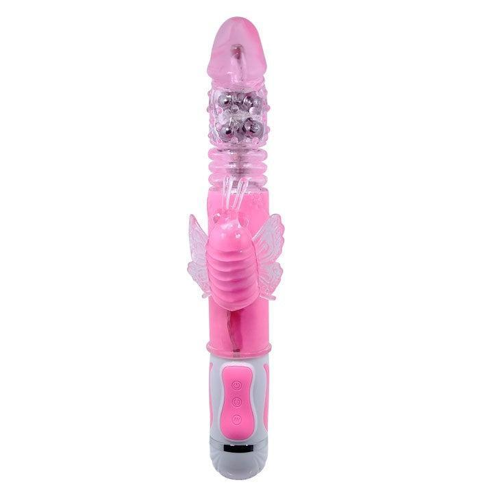 Fascination Butterfly back and forth pearl vibrator