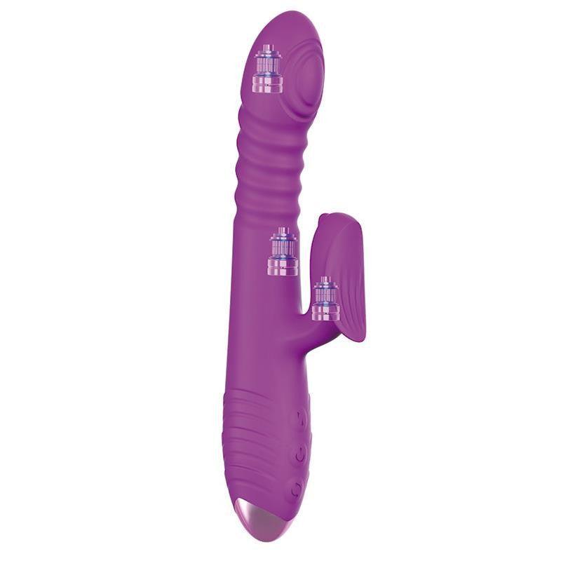 Fenyx Thrusting & Pulse Rabbit Vibrator Purple