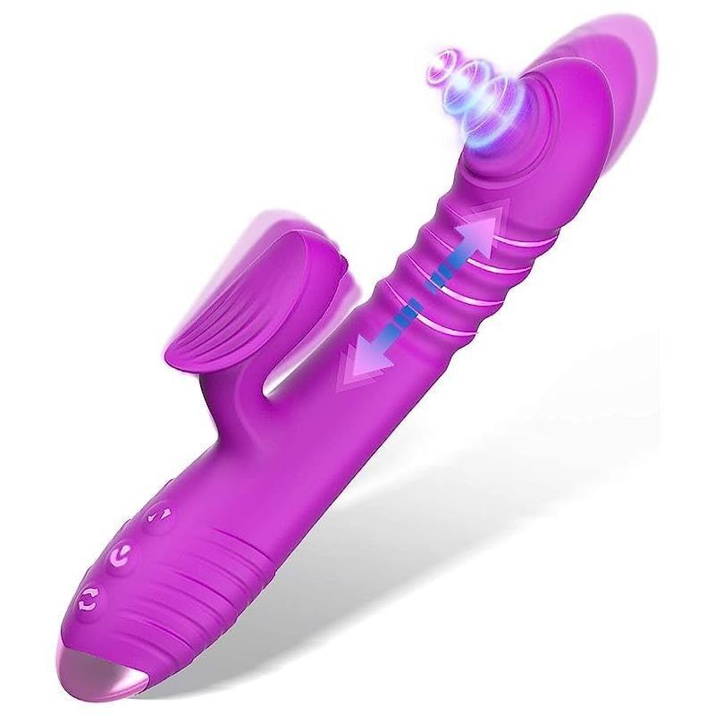 Fenyx Thrusting & Pulse Rabbit Vibrator Purple