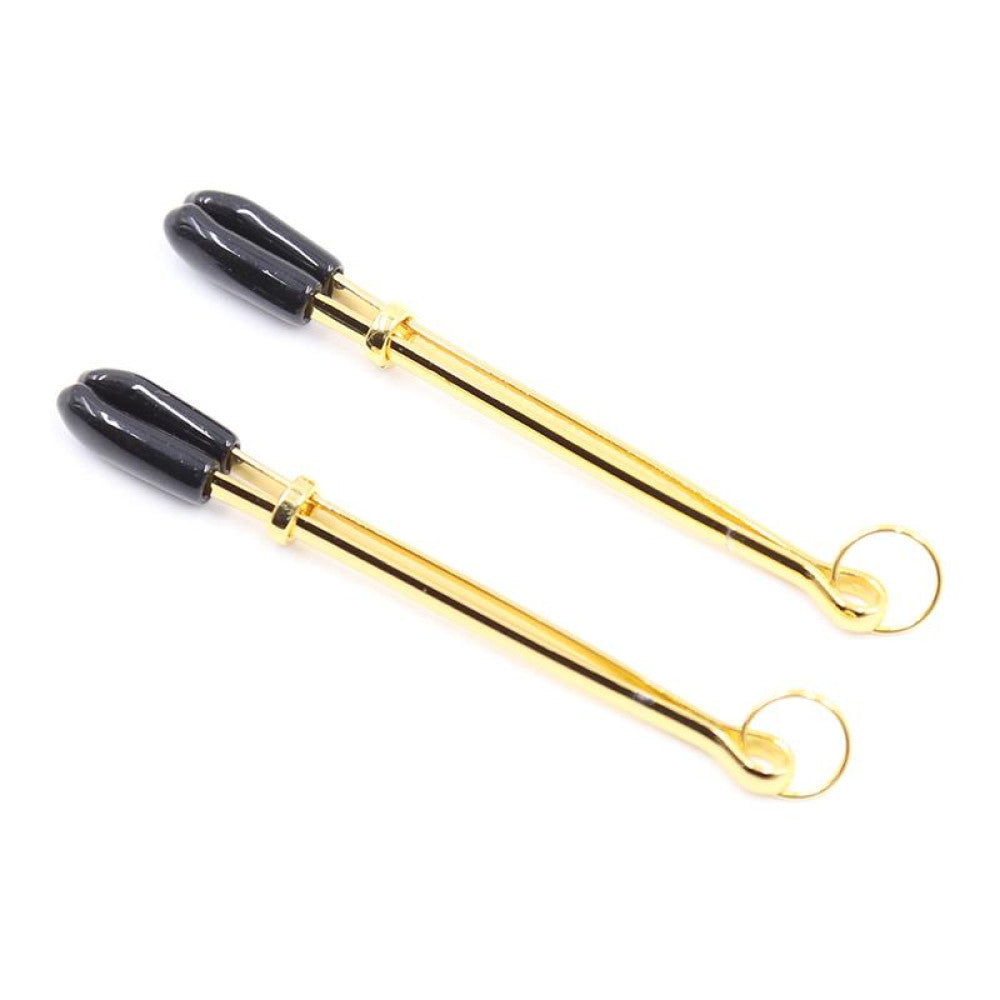 Fetish Addict Metal Nipple Clamps in Gold