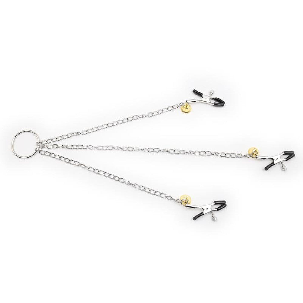 Fetish Addict Nipple & Clit Clips with Bells