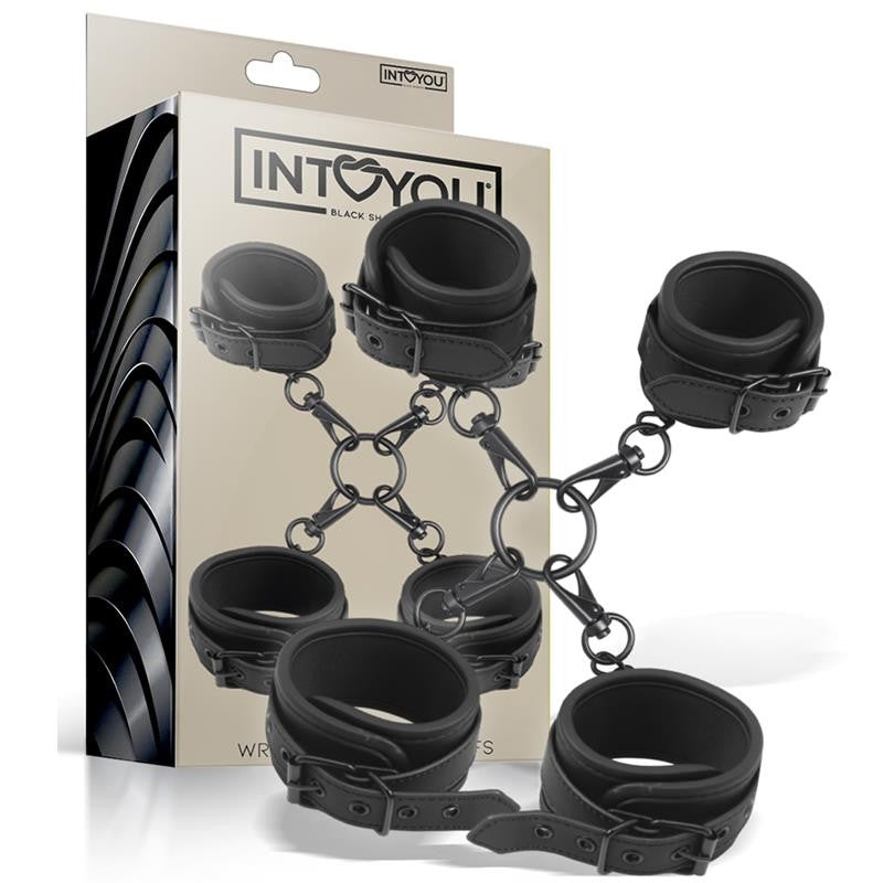 Fetish Black Shadow Vegan Hand & Foot Restraints