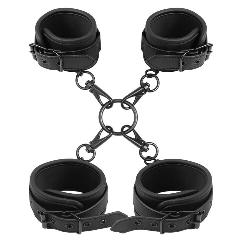 Fetish Black Shadow Vegan Hand & Foot Restraints