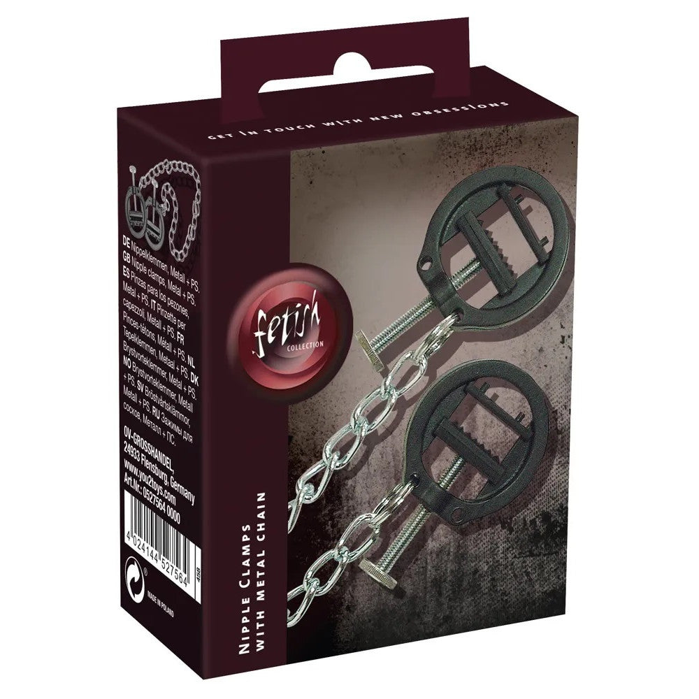 Adjustable Nipple Clamps with Chain