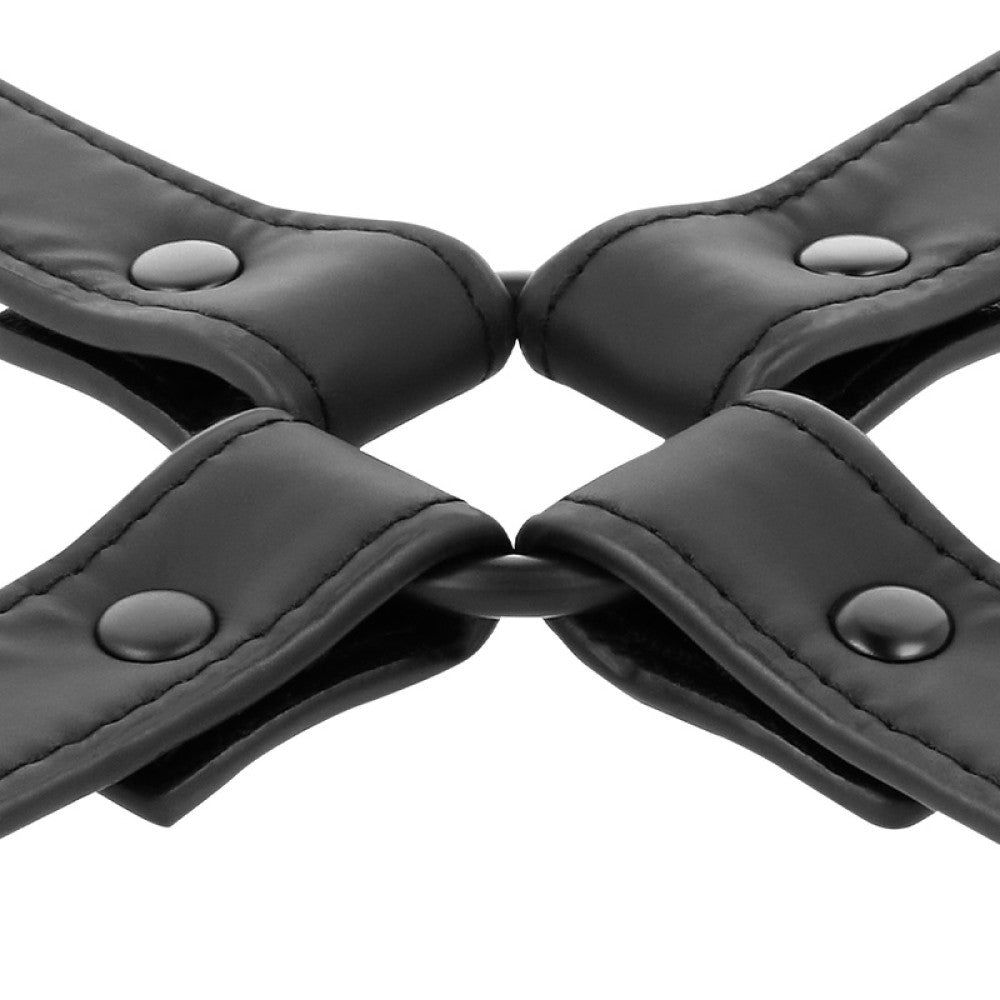Fetish Submissive 4-Way Hogtie Cross Connector