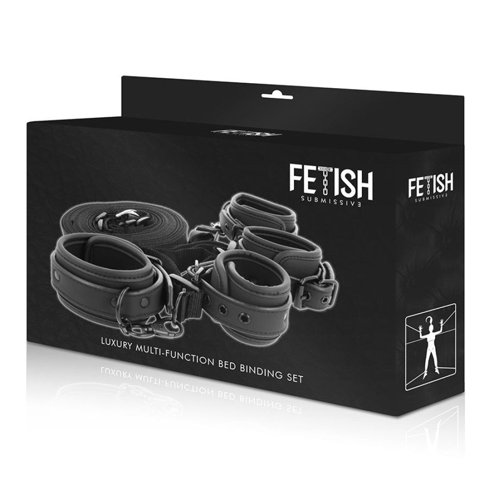 Fetish Submissive Deluxe Bed Bondage Set