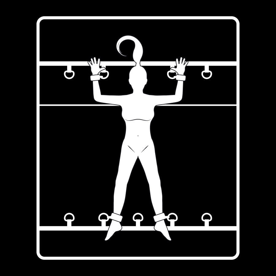 Fetish Submissive BDSM Deluxe Bed Restraint Set