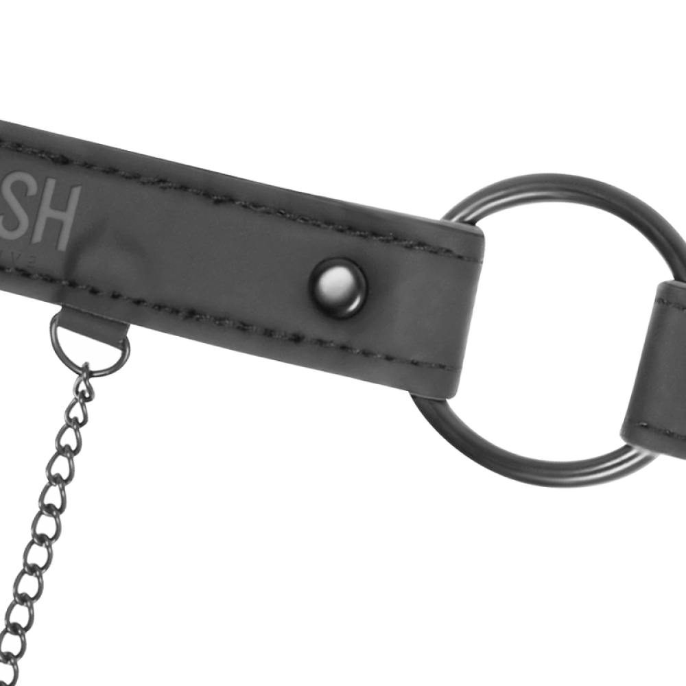 Fetish Submissive Mouth Ring with Nipple Clamps