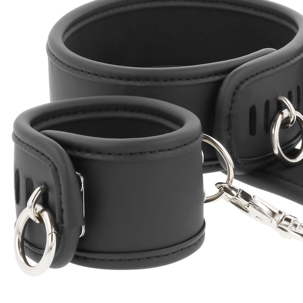 Fetish Submissive Neck & Wrist Restraints