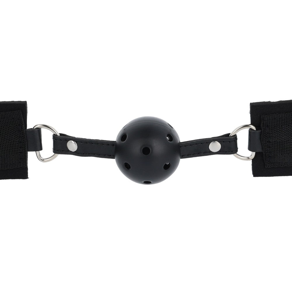 Fetish Tentation Ball Gag & Handcuff Set