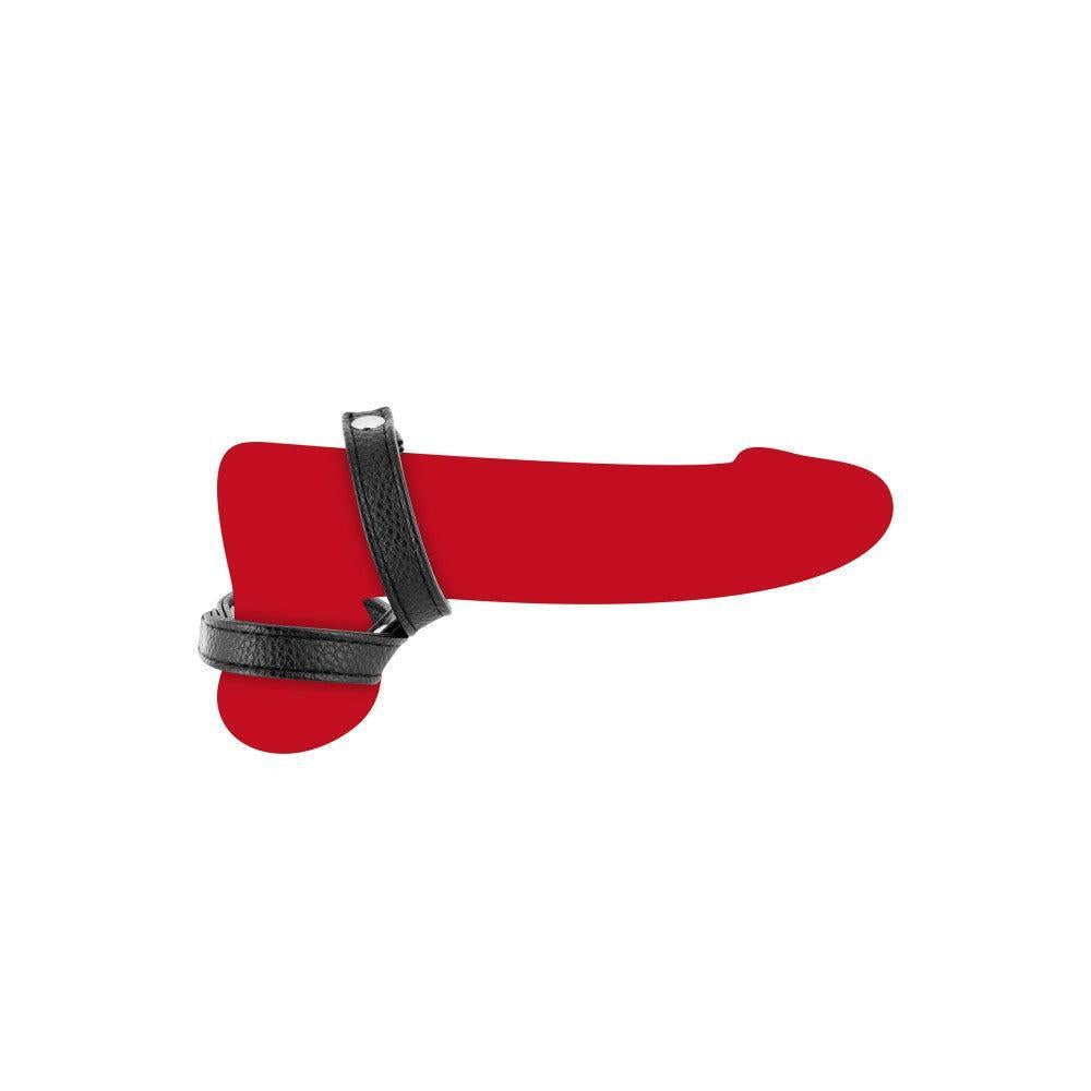 Fetish Tentation Adjustable Double Cock Ring