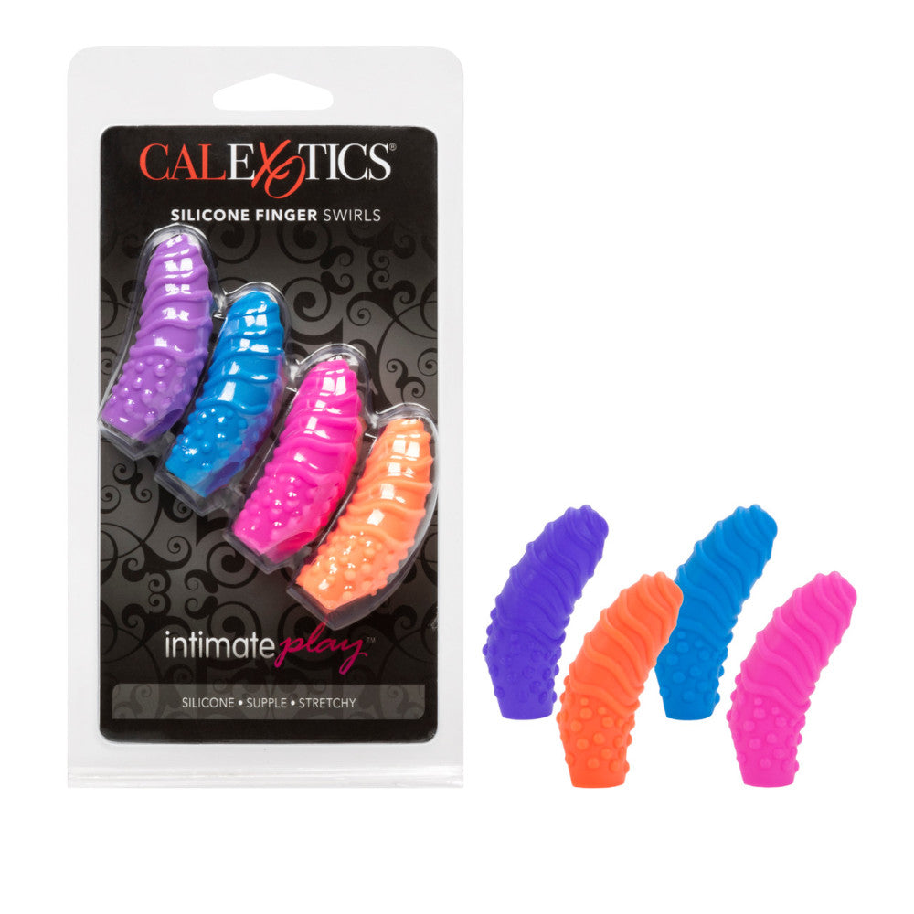 Finger Swirls Set of Silicone Sex Thimbles