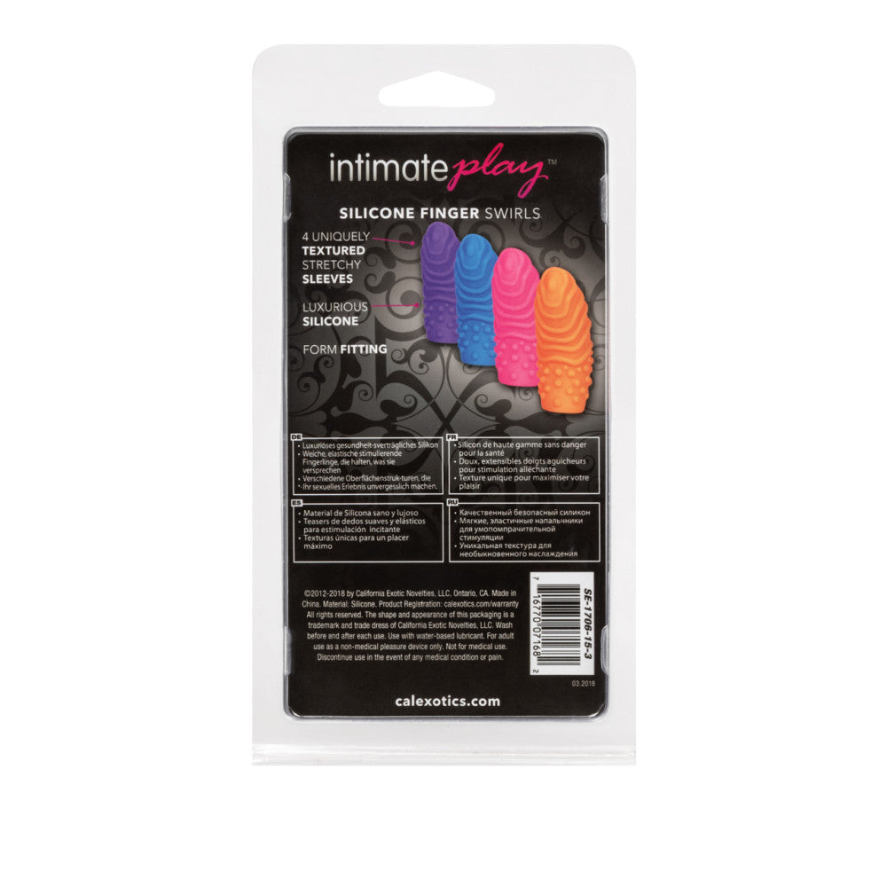 Finger Swirls Set of Silicone Sex Thimbles
