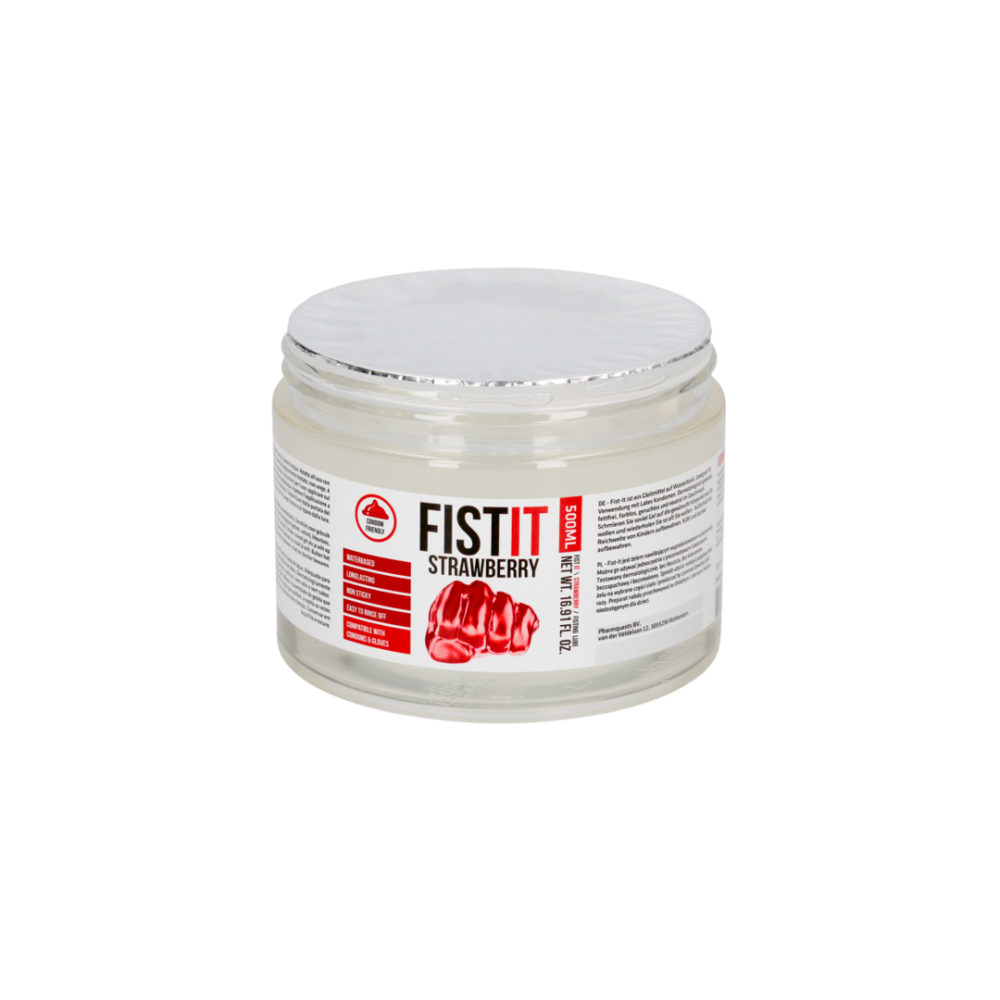 Fist It Strawberry Fisting Gel Lubricant 500ml